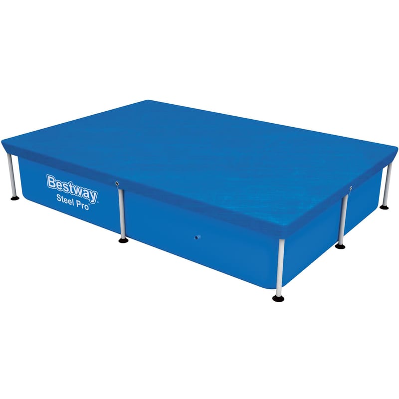 Rektangulärt poolöverdrag Flowclear™ 2,21 x 1,5m Blå - Bestway - Trädgård & spabad - Utomhusbad - Pool & spatillbehör - Övriga pooltillbehör