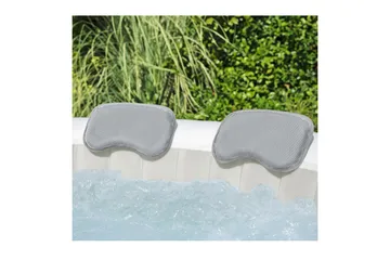 Lay-Z-Spa Padded Pillow Grå - Bestway - Trädgård & spabad - Utomhusbad - Pool & spatillbehör - Spabadslock