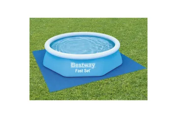 Flowclear markduk för 2,44m pool Blå - Bestway - Trädgård & spabad - Utomhusbad - Pool & spatillbehör - Poolduk & pool-liner