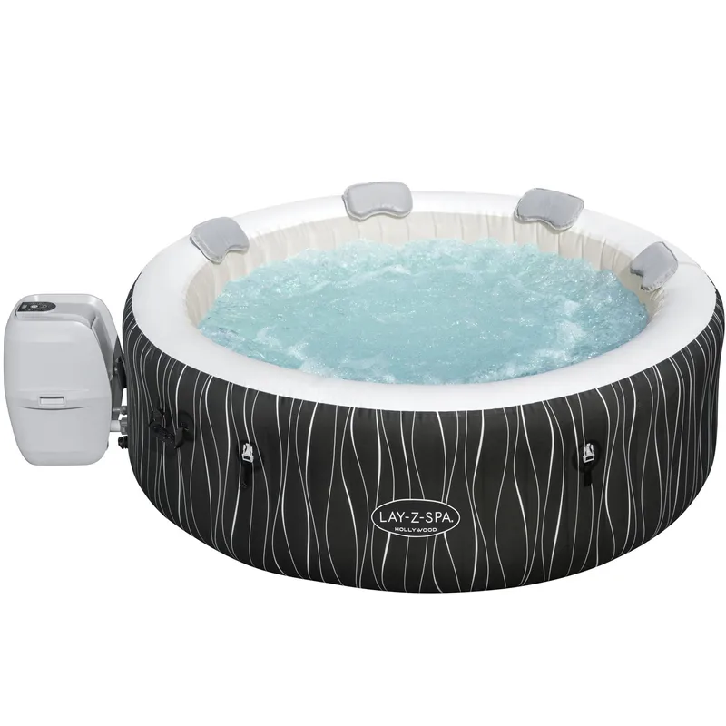 Lay-Z Spa Hollywood Airjet | Bestway uppblåsbart spabad 4-6 personer - Trädgård & spabad - Utomhusbad - Spabad - Uppblåsbart spa