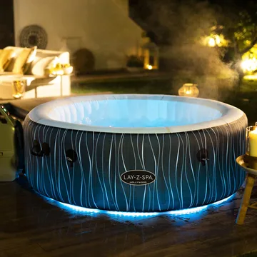 Lay-Z Spa Hollywood Airjet | Bestway uppblåsbart spabad 4-6 personer - Trädgård & spabad - Utomhusbad - Spabad - Uppblåsbart spa