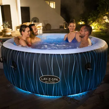 Lay-Z Spa Hollywood Airjet | Bestway uppblåsbart spabad 4-6 personer - Trädgård & spabad - Utomhusbad - Spabad - Uppblåsbart spa
