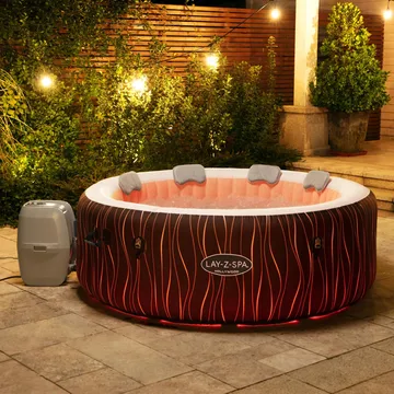 Lay-Z Spa Hollywood Airjet | Bestway uppblåsbart spabad 4-6 personer - Trädgård & spabad - Utomhusbad - Spabad - Uppblåsbart spa