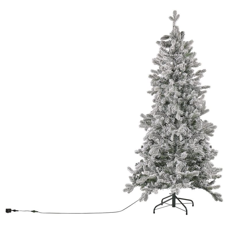 Tatlow Snöig Plastgran 180 cm med Belysning - Grön|Vit - Inredning - Julpynt & helgdekoration - Julpynt & juldekoration - Plastgran