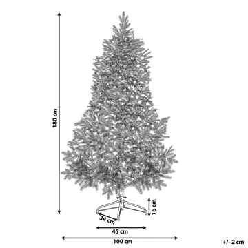 Tatlow Snöig Plastgran 180 cm med Belysning - Grön|Vit - Inredning - Julpynt & helgdekoration - Julpynt & juldekoration - Plastgran