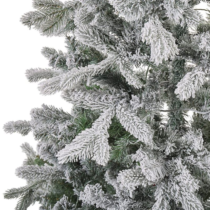 Tatlow Snöig Plastgran 180 cm med Belysning - Grön|Vit - Inredning - Julpynt & helgdekoration - Julpynt & juldekoration - Plastgran