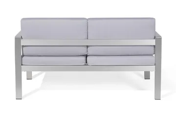 Tirrena Trädgårdssoffa 142 cm - Ljusgrå - Utemöbler - Balkong - Balkongmöbler - Soffa balkong