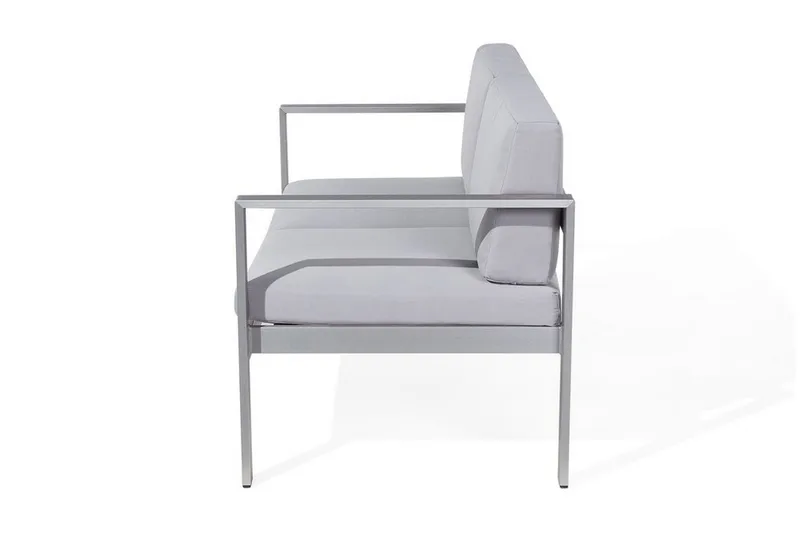 Tirrena Trädgårdssoffa 142 cm - Ljusgrå - Utemöbler - Balkong - Balkongmöbler - Soffa balkong