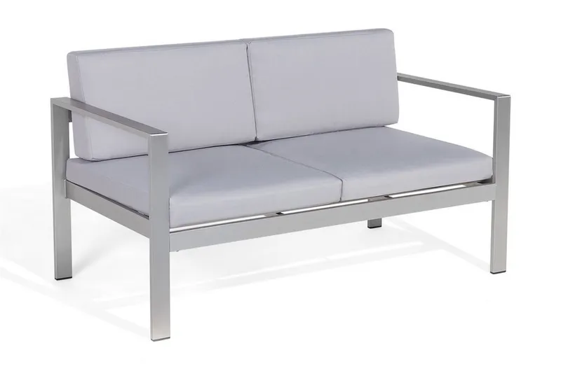 Tirrena Trädgårdssoffa 142 cm - Ljusgrå - Utemöbler - Balkong - Balkongmöbler - Soffa balkong