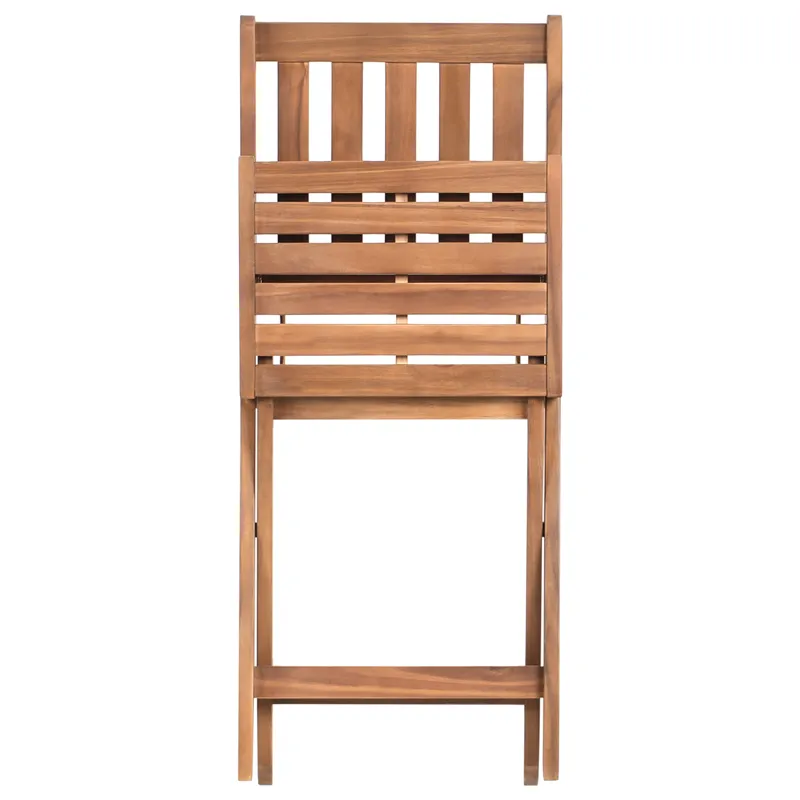 Caféset utomhus Fällbar Febbio Akaciaträ - Brun - Utemöbler - Balkong - Balkongmöbler - Balkonggrupp & balkongset