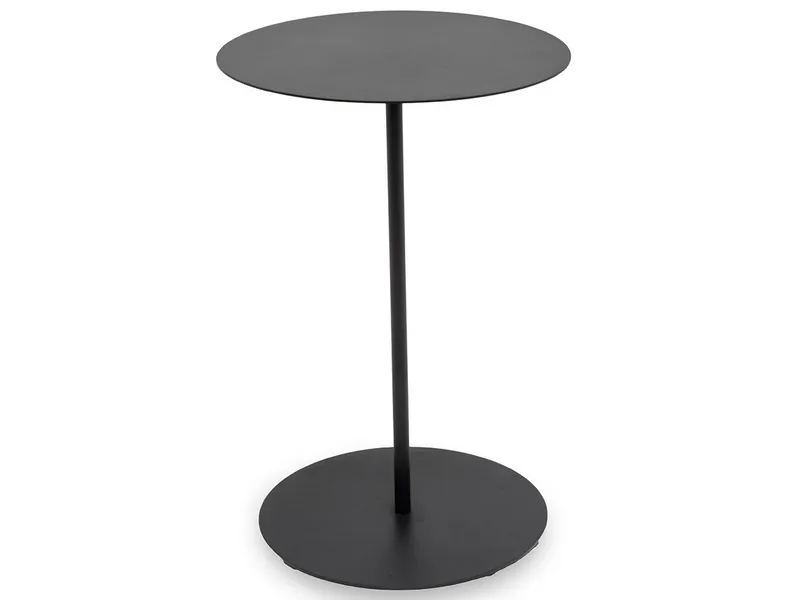 Hillerstorp Jet Set Sidobord Ø45x67 cm, Svart