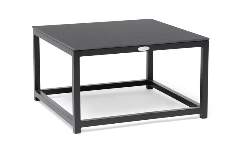 Hillerstorp Jet Set Soffbord Utomhus 70 x 70 cm Svart, Svart