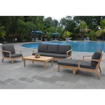 Pall Maldive Teak - brun - Utemöbler - Balkong - Balkongmöbler - Balkongstol