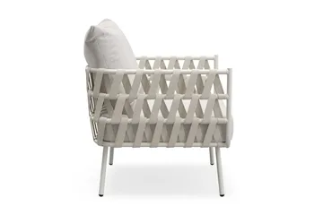 Sandina Loungefåtölj Utomhus - Beige - Utemöbler - Balkong - Balkongmöbler - Balkongstol