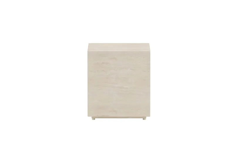 Sidobord Lissabon 40 cm Utomhus - Beige - Utemöbler - Balkong - Balkongmöbler - Balkongbord