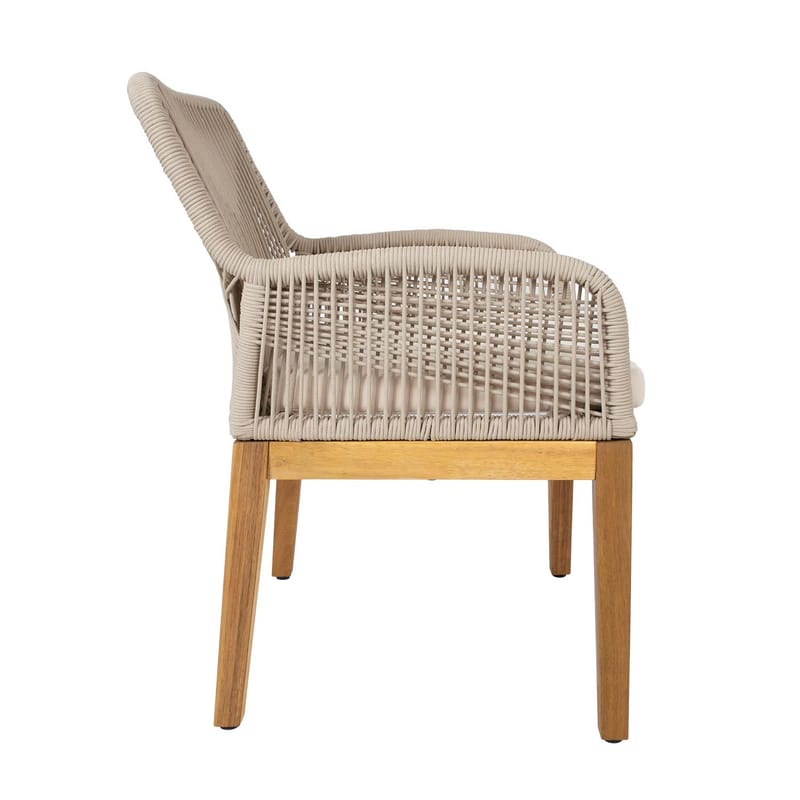 Stol Florida 58x66x83 cm Akacia - Beige - Utemöbler - Balkong - Balkongmöbler - Balkongstol