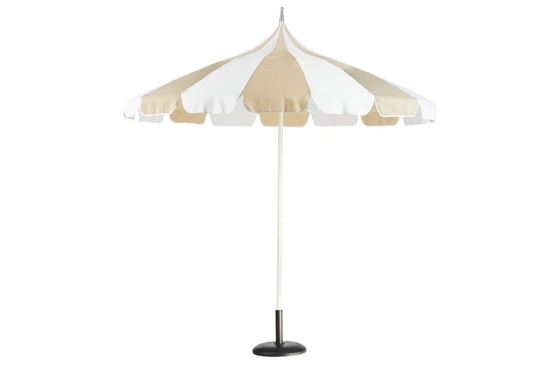 Balkongparasoll Minoa Beige/vit - Beige/vit - Utemöbler - Solskydd - Parasoll - Balkongparasoll