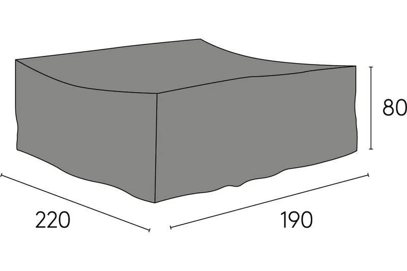 Hillerstorp Möbelskydd 190x220x80 cm Grå, Hillerstorp