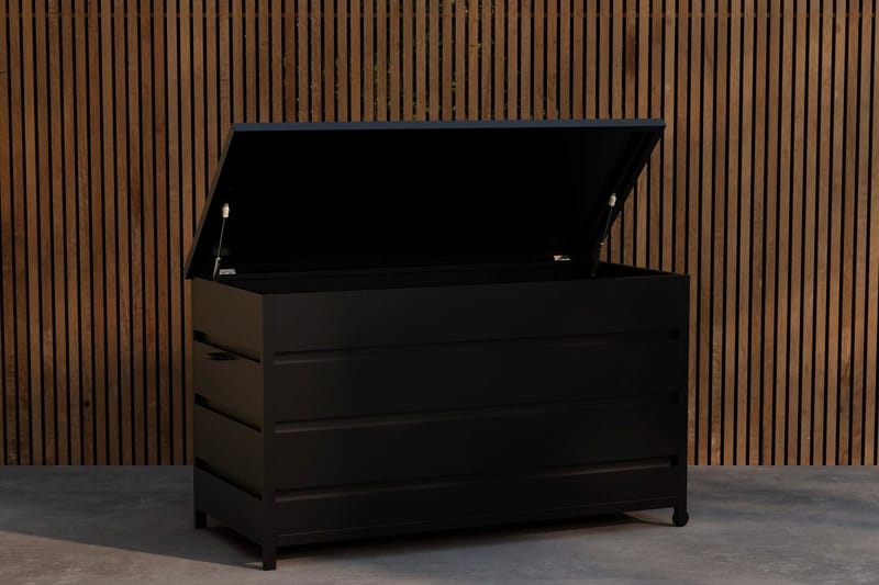 Dynbox Nisis Utomhus - Svart - Utemöbler - Dynförvaring & möbelskydd - Dynboxar & dynlådor