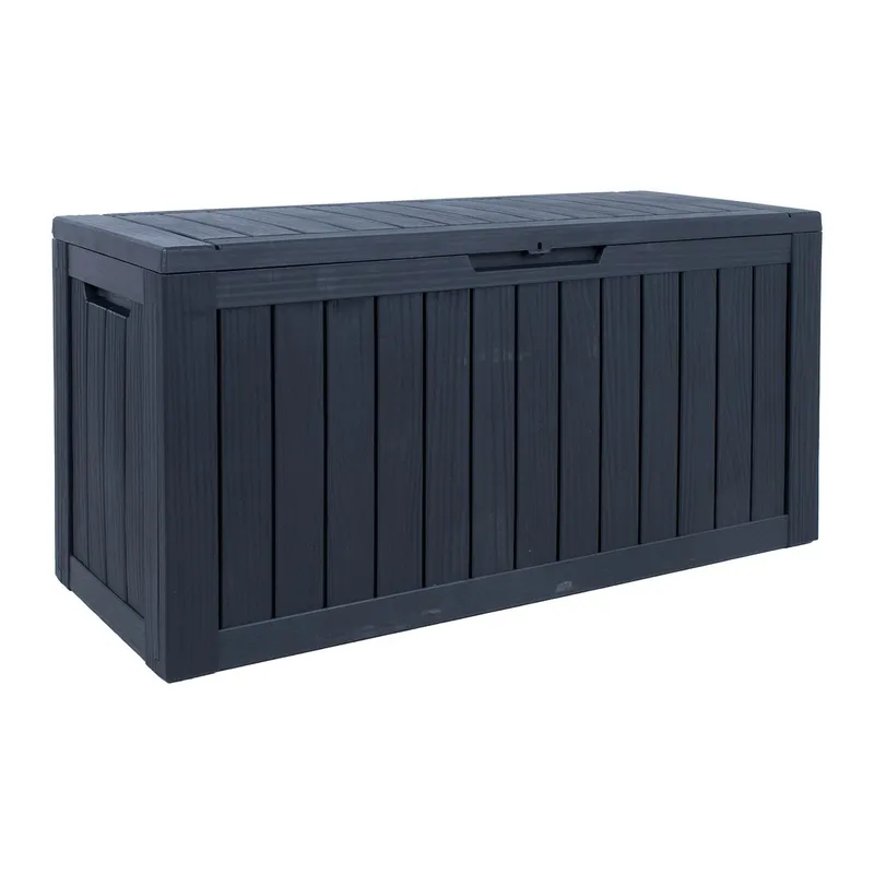 Förvaringslåda Bomm 117,5x47,5x59 cm/300 l, plast, Svart