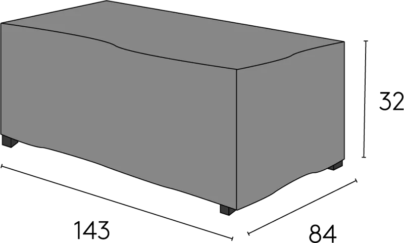 Hillerstorp Kungshult Möbelskydd Bord, Svart