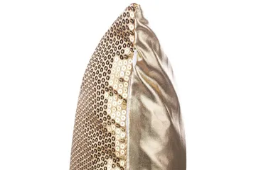 Prydnadskuddar Aster set om 2 Guld - Guld - Textil & mattor - Filtar, kuddar & plädar - Utekudde