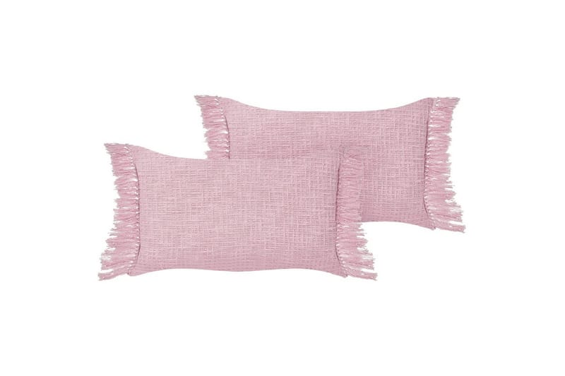 Prydnadskuddar Tansy set om 2 Rosa, Rosa