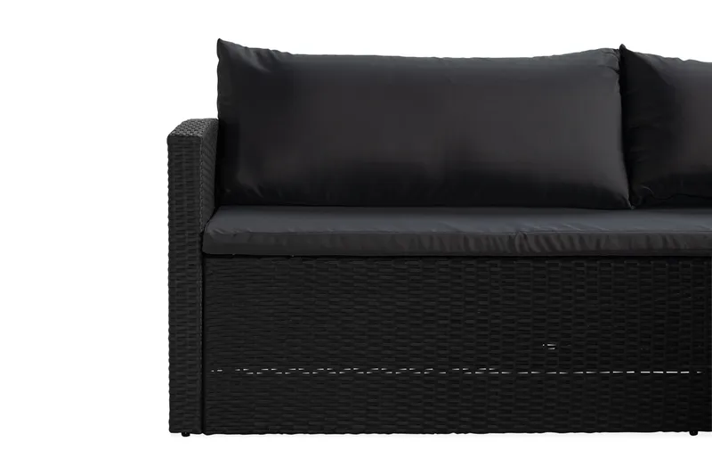 James Light Soffgrupp Utomhus  5-sits - Svart - Utemöbler - Loungemöbler - Soffgrupp utomhus