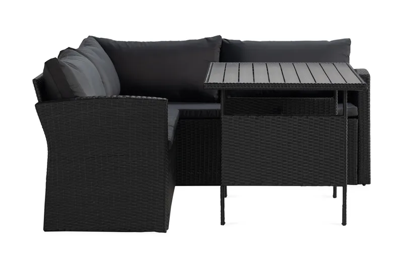 James Light Soffgrupp Utomhus  5-sits - Svart - Utemöbler - Loungemöbler - Soffgrupp utomhus