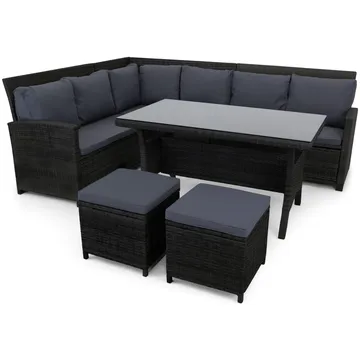 Exklusiv loungegrupp | Inbyggd förvaring | Lyfco Tanumshede - Utemöbler - Loungemöbler - Loungegrupp & Loungeset