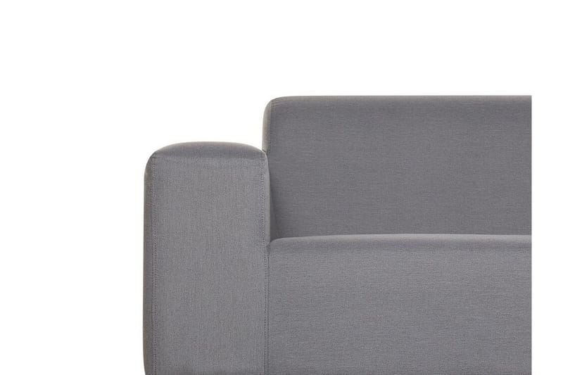 Hughen 3-sits Utesoffa - Grå/Svart - Utemöbler - Loungemöbler - Loungesoffa