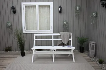 Larios Utesoffa - Vit - Utemöbler - Loungemöbler - Loungesoffa