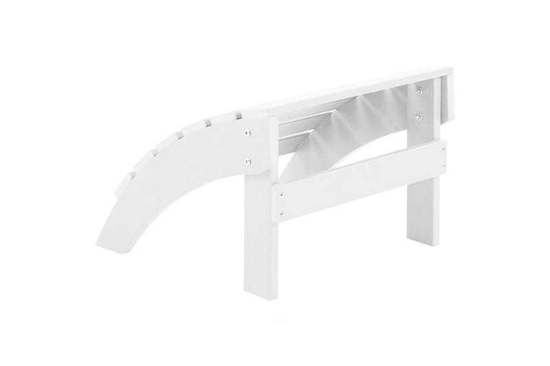 Fotstöd Adirondack Vit - Vit - Utemöbler - Loungemöbler - Modulsoffa utomhus - Fotpall & pall utomhus