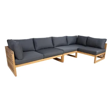 Modulsoffa Serenity 2-sits Vänster armstöd - brun - Utemöbler - Loungemöbler - Modulsoffa utomhus