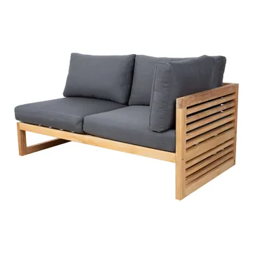 Modulsoffa Serenity 2-sits Vänster armstöd - brun - Utemöbler - Loungemöbler - Modulsoffa utomhus