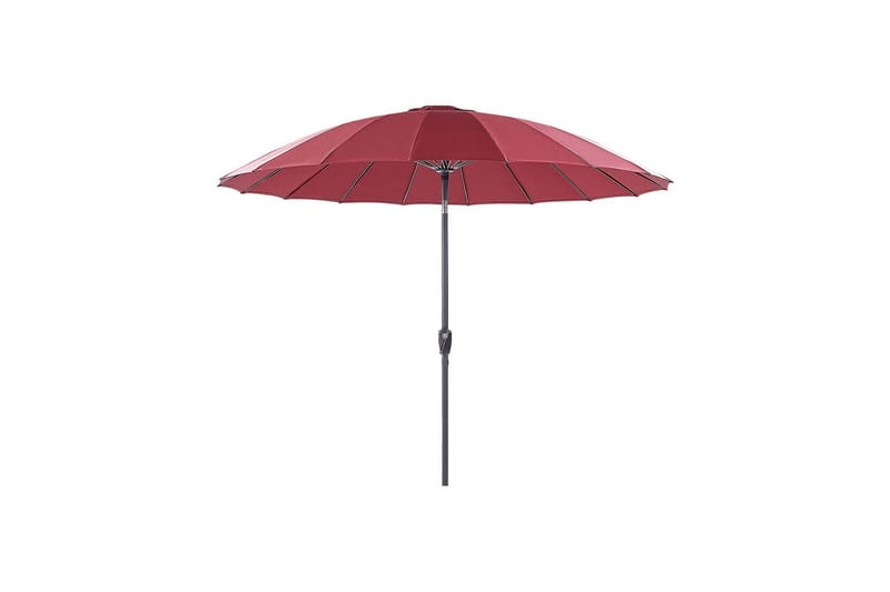 Faenza Parasoll 255 cm, Röd/Svart