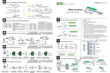 Vind- och solautomatik till markis - Vit - Utemöbler - Solskydd - Markiser - Fönstermarkis