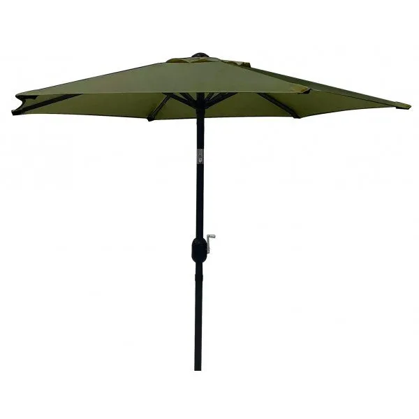 Fjällbacka parasoll i mörkgrönt - Ø300 cm