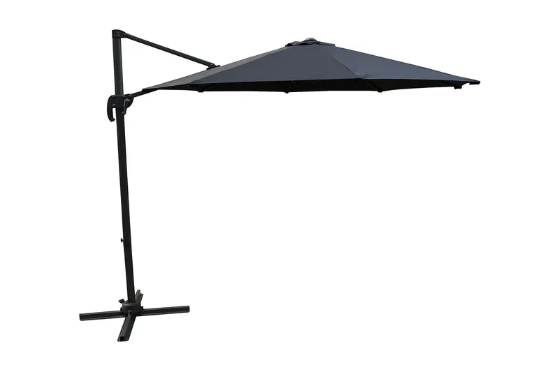 Leeds Parasoll 300 cm Svart, Venture Home