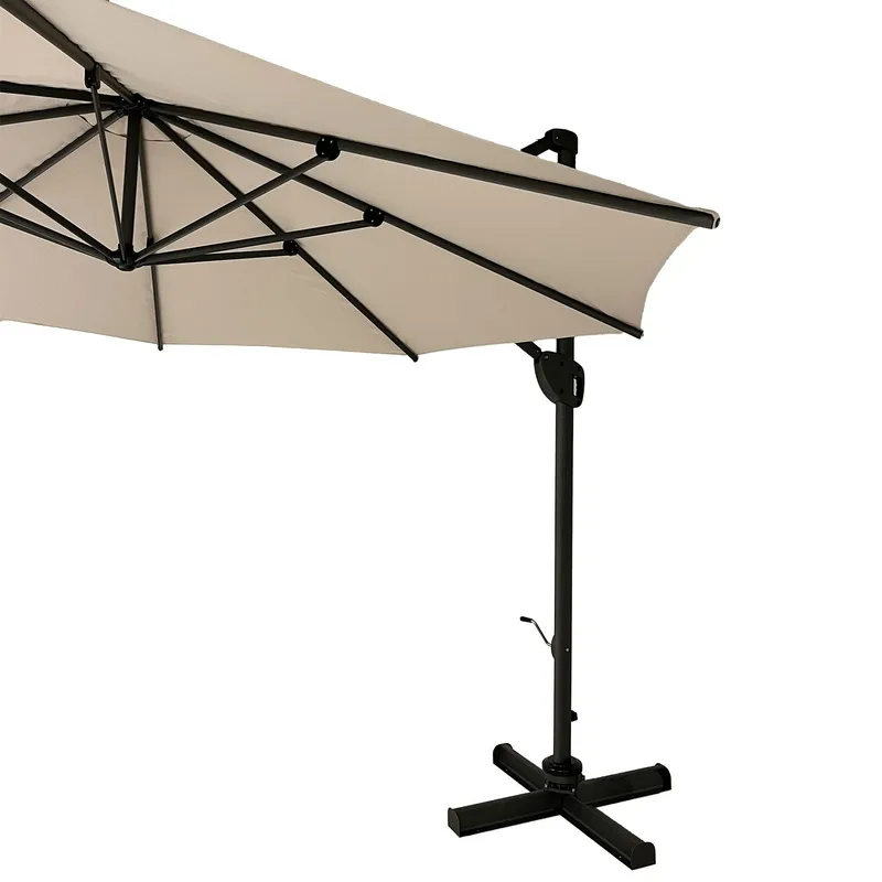 Parasoll Beijing D3,5M - Beige - Utemöbler - Solskydd - Parasoll - Hängparasoll & frihängande parasoll