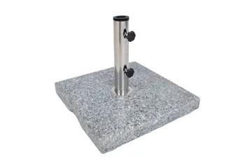 Parasollfot 45x45 cm/30 kg Granit - Utemöbler - Solskydd - Parasoll - Parasollfot