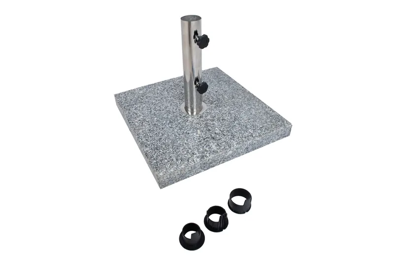 Parasollfot 45x45 cm/30 kg Granit - Utemöbler - Solskydd - Parasoll - Parasollfot