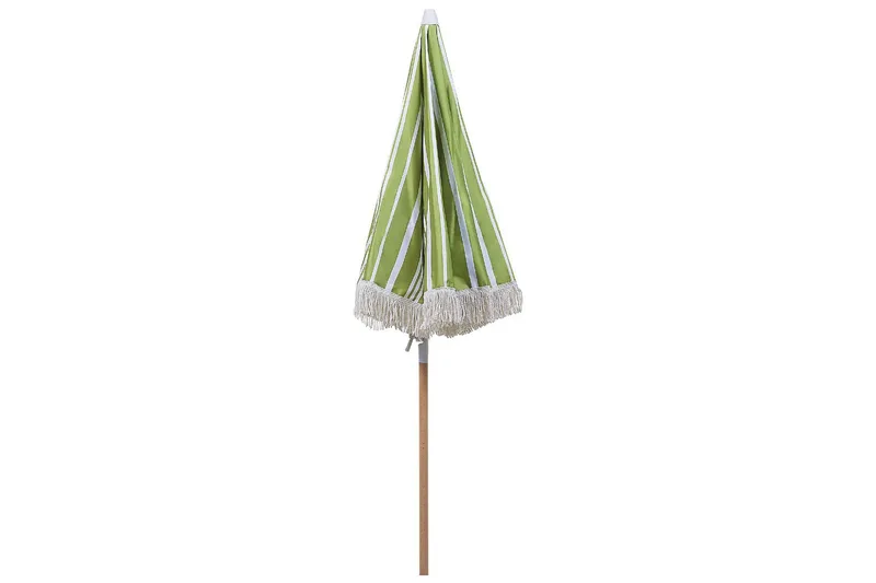 Teulon Parasoll 150 cm - Vit/Ljusbrun - Utemöbler - Solskydd - Parasoll - Balkongparasoll