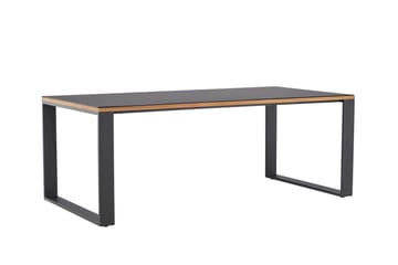 Aspvik Matbord 100x200 cm Svart - Svart - Utemöbler - Utebord & trädgårdsbord - Matbord utomhus