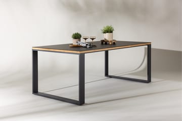 Aspvik Matbord 100x200 cm Svart - Svart - Utemöbler - Utebord & trädgårdsbord - Matbord utomhus