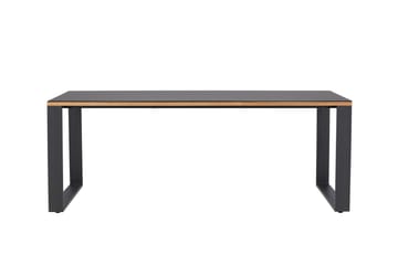 Aspvik Matbord 100x200 cm Svart - Svart - Utemöbler - Utebord & trädgårdsbord - Matbord utomhus