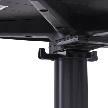 Barbord utomhus Lemnos 60 cm - svart - Utemöbler - Utebord & trädgårdsbord - Barbord utomhus