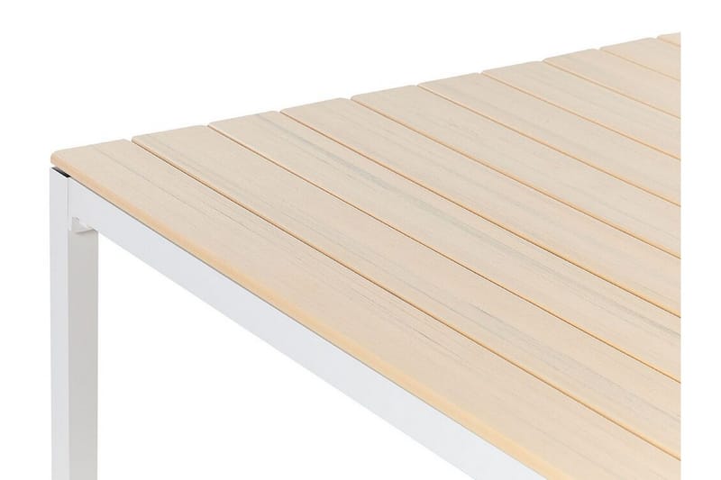 Edmundston Matbord Utomhus 95x95 cm - Beige/Vit - Utemöbler - Utebord & trädgårdsbord - Matbord utomhus