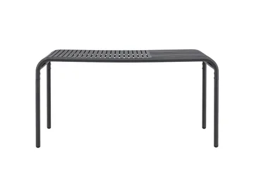 Gardeno Matbord Utomhus 90x150 cm utebord i aluminium - Svart - Utemöbler - Utebord & trädgårdsbord - Matbord utomhus