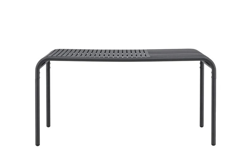 Gardeno Matbord Utomhus 90x150 cm utebord i aluminium, Svart